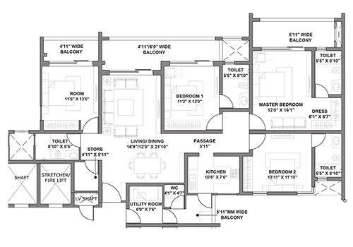 godrej air floor plan